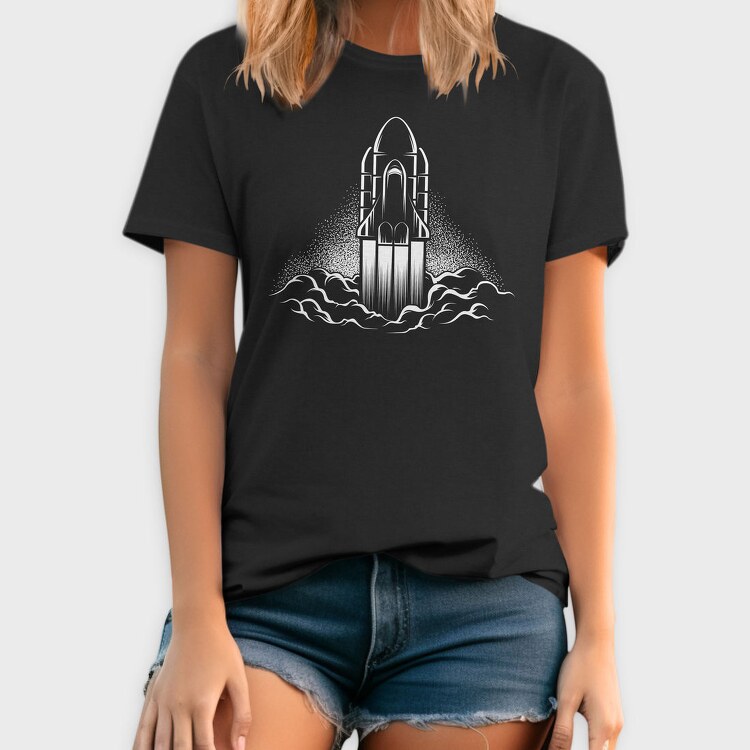 Space Shuttle Ascent, Tricou Barbati (Unisex)
