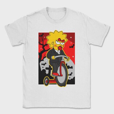 Halloween Lisa Simpson, Tricou Barbati (Unisex)