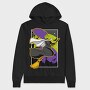 Halloween Witch Flyer, Hanorac Oversize Barbati (Unisex)