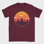 Sunset Trees, Tricou Barbati (Unisex)