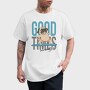 Pug Surfing Good Waves, Tricou Barbati (Unisex)