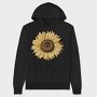 Sunflower Detailed, Hanorac Oversize Barbati (Unisex)