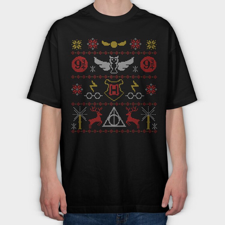 Harry Potter Sweater, Tricou Oversize Barbati (Unisex)