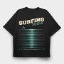 Sufing Souls, Tricou Oversize Barbati (Unisex)