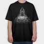 Space Shuttle Ascent, Tricou Oversize Barbati (Unisex)
