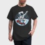 Space Skate Astronaut, Tricou Barbati (Unisex)