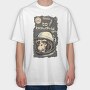 Space Monkey Go, Tricou Oversize Barbati (Unisex)