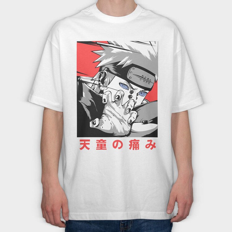 Hokages Shadow, Tricou Oversize Barbati (Unisex)
