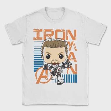 Iron Man Pop Art, Tricou Barbati (Unisex)