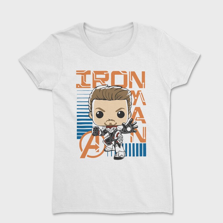 Iron Man Pop Art, Tricou Femei