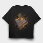 Jake Briggs Burst, Tricou Oversize Barbati (Unisex)