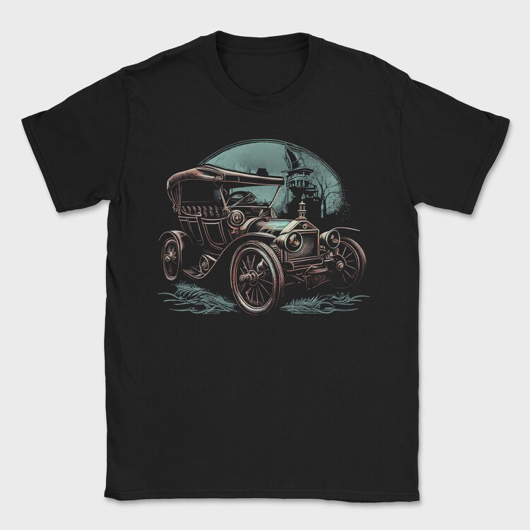 Steampunk Car, Tricou Barbati (Unisex)