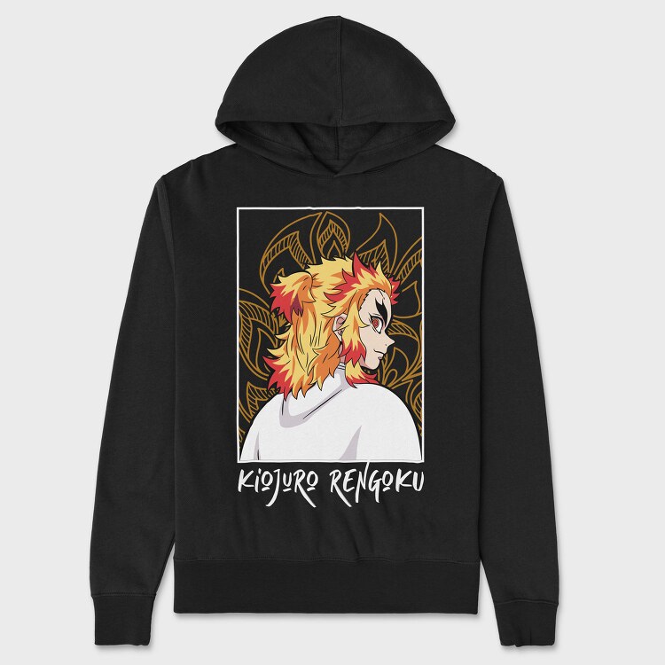 Flame Lion Roar, Hanorac Oversize Barbati (Unisex)
