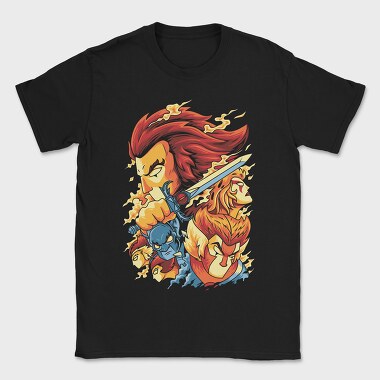 Flame Warrior, Tricou Barbati (Unisex)