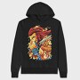 Flame Warrior, Hanorac Oversize Barbati (Unisex)