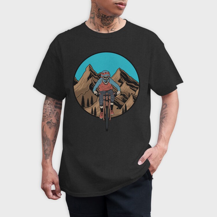 Mountain Bike Rider 2, Tricou Barbati (Unisex)