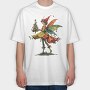 Fairy Christmas Bell Journey, Tricou Oversize Barbati (Unisex)
