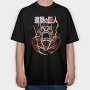 Flame Face Burst, Tricou Oversize Barbati (Unisex)
