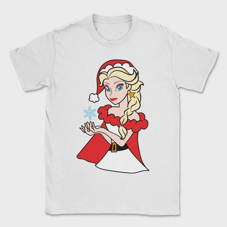 Frosty Elsa, Tricou Barbati (Unisex)