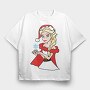 Frosty Elsa, Tricou Oversize Barbati (Unisex)