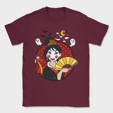 Geisha Halloween, Tricou Barbati (Unisex)