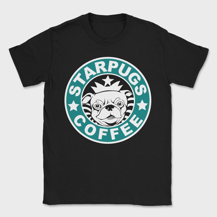 Starpugs Coffee, Tricou Barbati (Unisex)