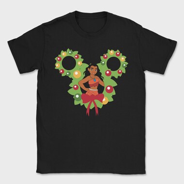 Moana Holiday Wreath, Tricou Barbati (Unisex)