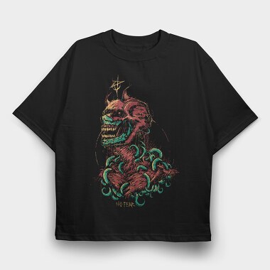No Fear Owl, Tricou Oversize Barbati (Unisex)