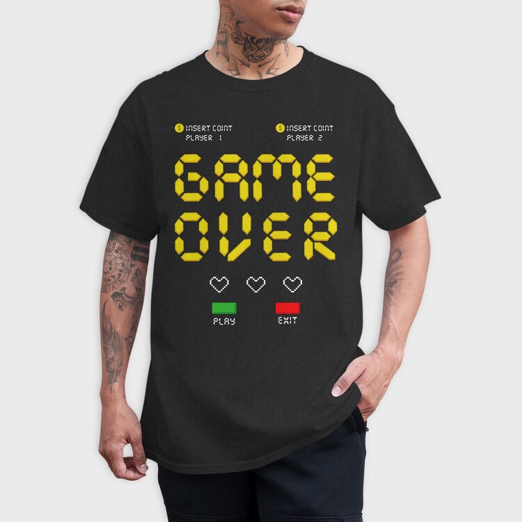 Game Over Cash, Tricou Barbati (Unisex)