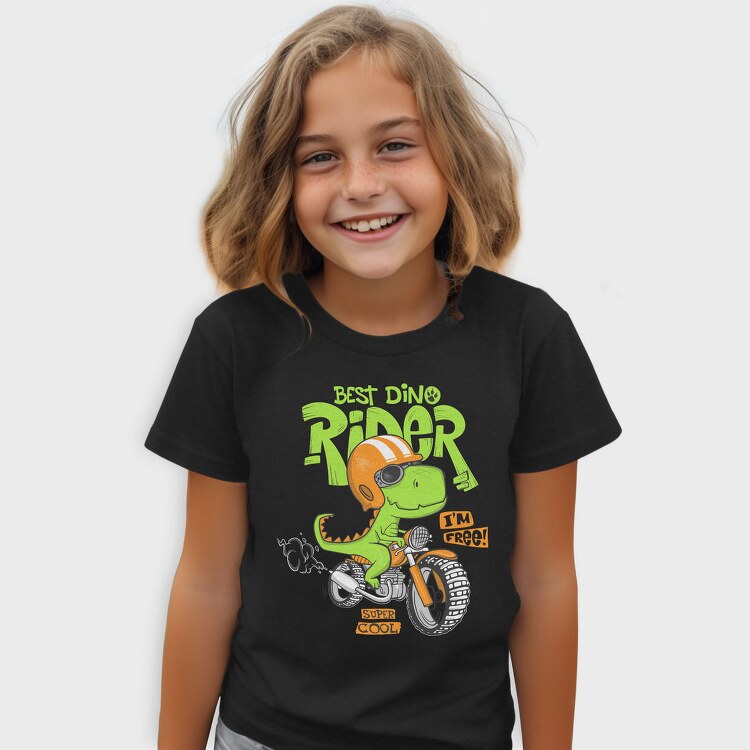 Dino Rider Free, Tricou Copii