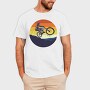 Mountain Bike Sunset, Tricou Barbati (Unisex)