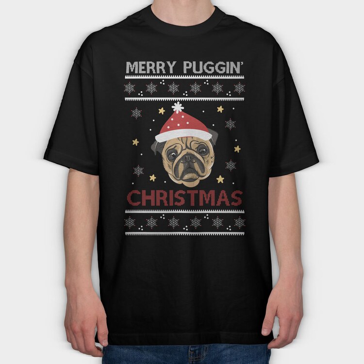 Pugmas, Tricou Oversize Barbati (Unisex)