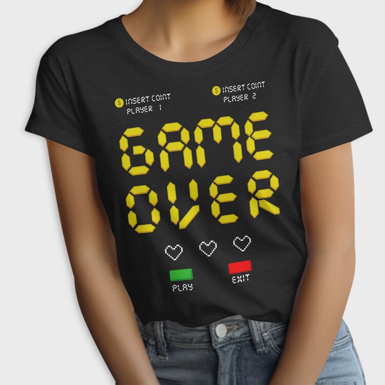 Game Over Cash, Tricou Femei