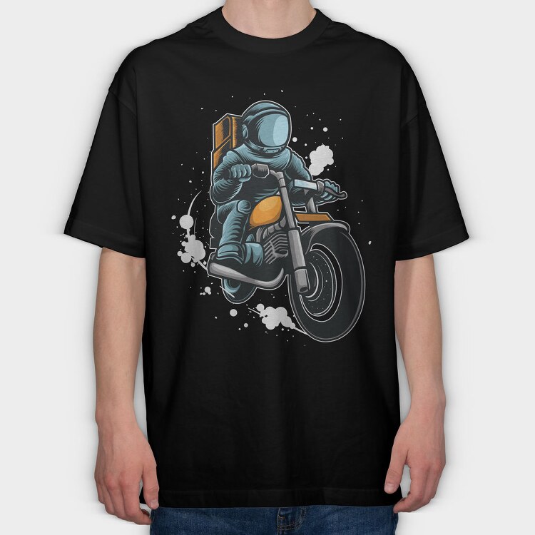 Space Rider 3, Tricou Oversize Barbati (Unisex)
