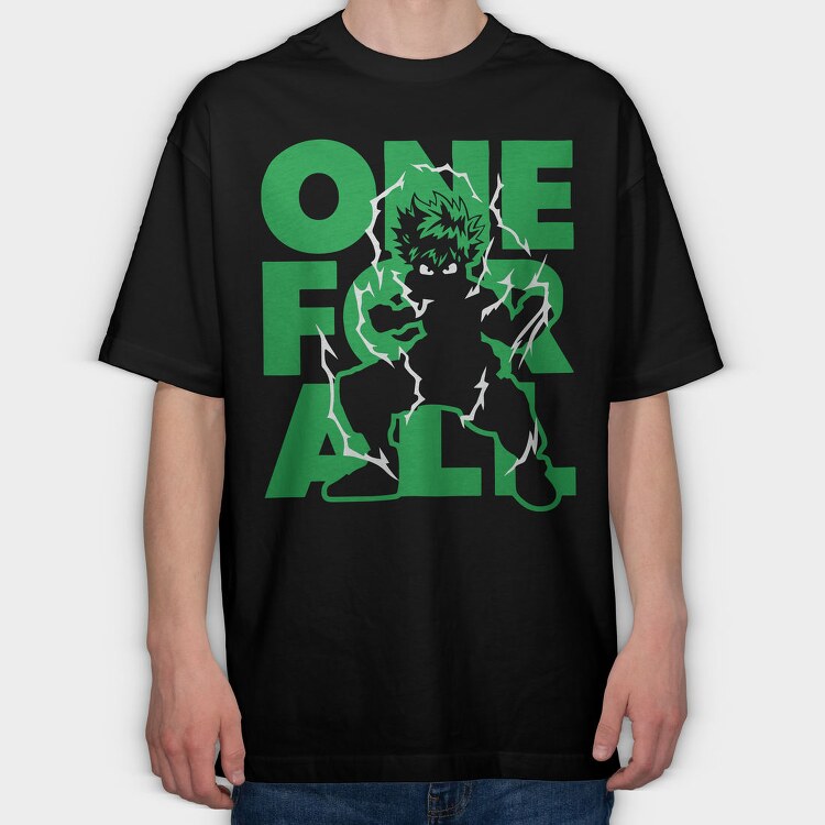 One Fire All, Tricou Oversize Barbati (Unisex)