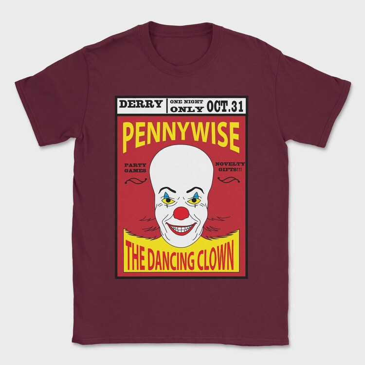 Pennywise Party Night, Tricou Barbati (Unisex)