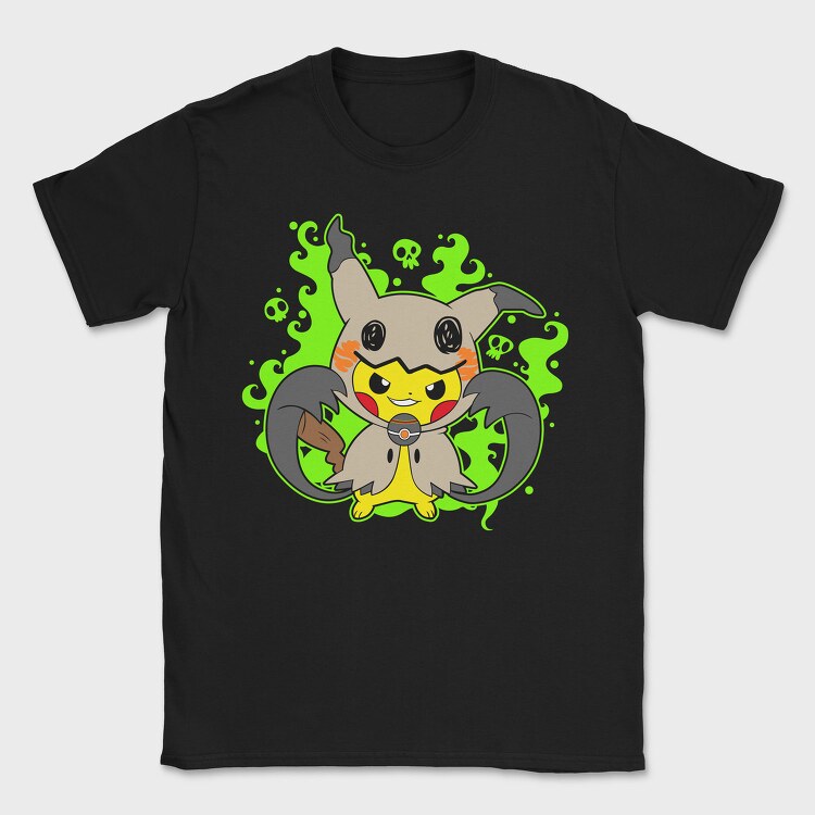 Pikachu Ghost Howl, Tricou Barbati (Unisex)