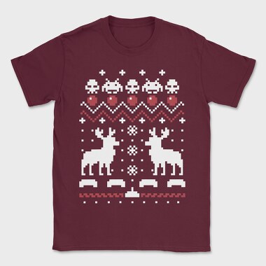 Pixel Smiley, Tricou Barbati (Unisex)