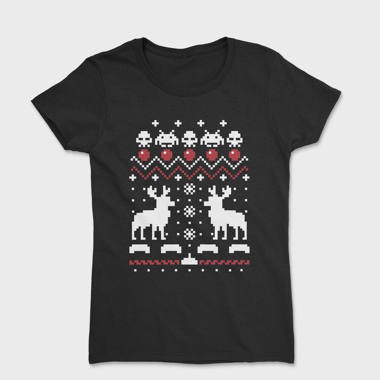Pixel Smiley, Tricou Femei