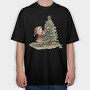 Elf Spirit Shine Tree, Tricou Oversize Barbati (Unisex)