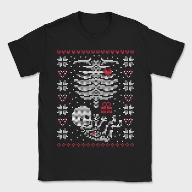 Pixelated Hearts, Tricou Barbati (Unisex)