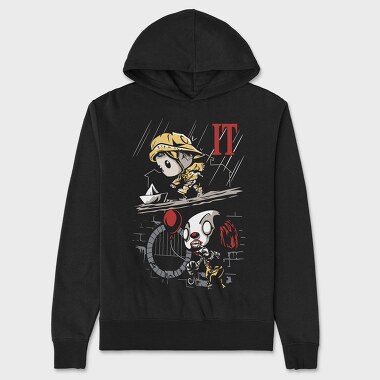 Its A Clown, Hanorac Oversize Barbati (Unisex)
