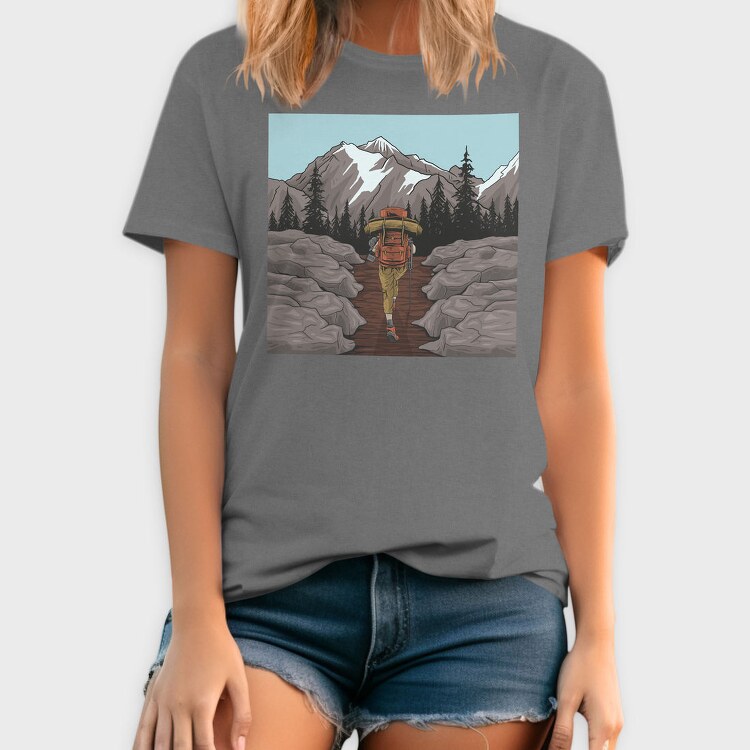 Mountain Trekker, Tricou Barbati (Unisex)