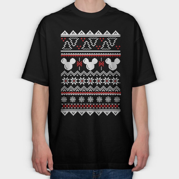 Pixelated Stars, Tricou Oversize Barbati (Unisex)