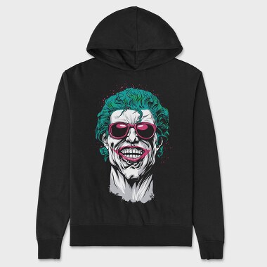 Joker Glasses, Hanorac Oversize Barbati (Unisex)