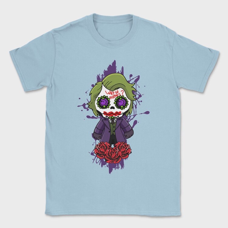 Joker Skull Roses, Tricou Barbati (Unisex)