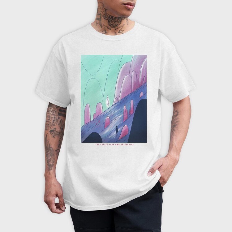 Fantasy_Landscape_10, Tricou Barbati (Unisex)