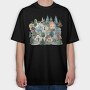 Fairy Cottage Nest, Tricou Oversize Barbati (Unisex)
