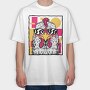 Chicken With Sunglasses Hen Glasses, Tricou Oversize Barbati (Unisex)