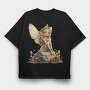 Fairy Fantasy Garden, Tricou Oversize Barbati (Unisex)